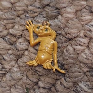 1980s Vintage E T ET EXTRATERESTRIAL NECKLACE pendant VINTAGE CAST